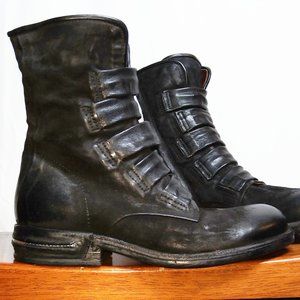NWOB A.S. 98 AS98 Traver black leather shoes EU37